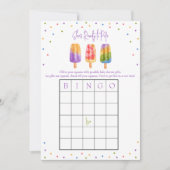 Ze is klaar om te Poppen, Baby shower BINGO spel Kaart (Voorkant)