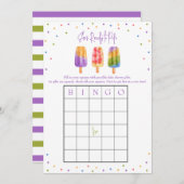 Ze is klaar om te Poppen, Baby shower BINGO spel Kaart (Voorkant / Achterkant)