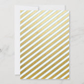 Ze is klaar om te Poppen! Blauw en goud Kaart (Achterkant)