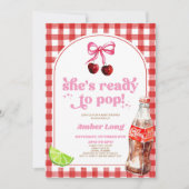 Ze is klaar om te Poppen! Cherry Soda Pop Baby sho Kaart (Voorkant)