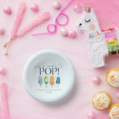 Ze is klaar om te Poppen! Popsicle Baby shower Papieren Kommen (Feest)