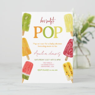 Ze is klaar voor de Pop van Baby shower Kaart