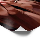 Ze is kostbaarder dan Glossy Rubies-Poster Perfect Poster (Hoek)