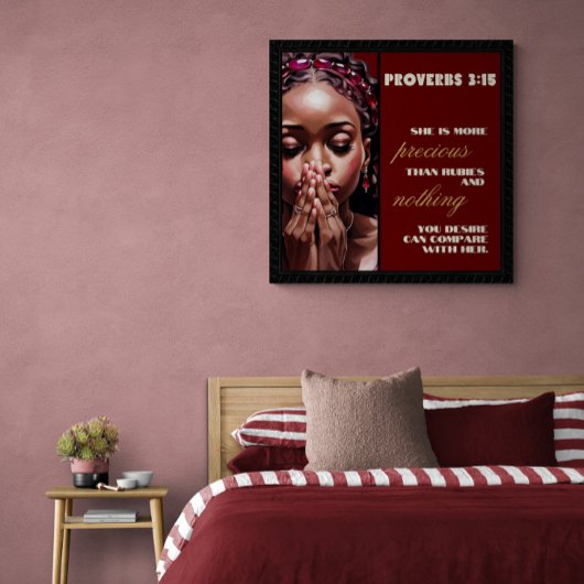 Ze is kostbaarder dan Glossy Rubies-Poster Perfect Poster