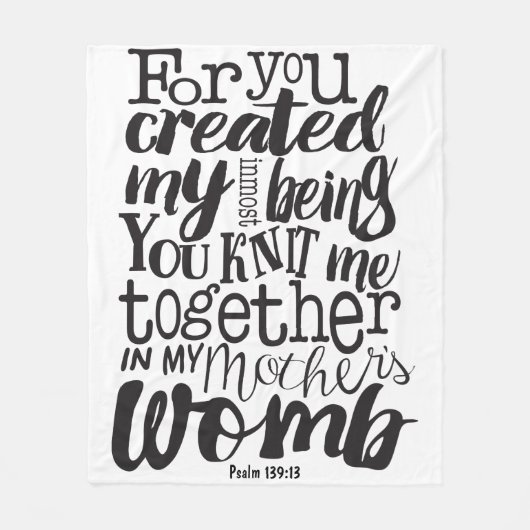 Ze is kostbaarder dan Jewels Proverbs White Fleece Deken (Voorkant)