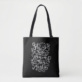 ze is kostbaarder dan juwelen tote bag (Voorkant)