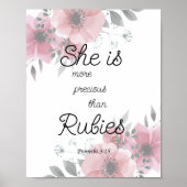 Ze is kostbaarder dan Rubies Poster (Voorkant)