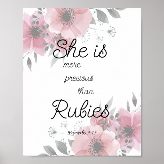 Ze is kostbaarder dan Rubies Poster (Voorkant)