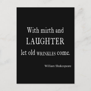 Ze is maar klein, ze is een fierce Shakespeare-cit Briefkaart