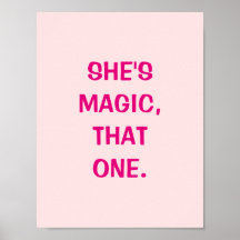Ze is Magisch, dat ene Poster