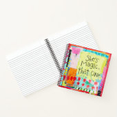 Ze is Magisch, dat ene spirale notebook Notitieboek (Binnen)