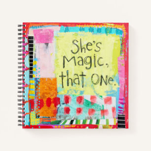 Ze is Magisch, dat ene spirale notebook Notitieboek