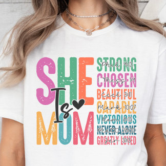 Ze is mama, Christelijk Verses Moederdag T-shirt