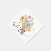 Ze is meegenomen Bouquet Bruidsmeisjesfeestje Servet (Hoek)