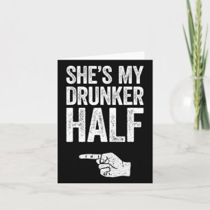 Ze is mijn dronkaard half bijpassende St Patrick's Kaart