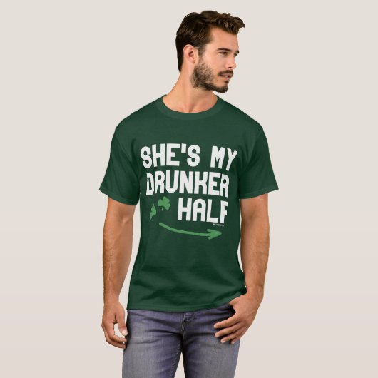 Ze is mijn dronkenhuis. t-shirt (Voorkant volledig)