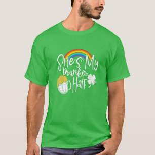 Ze is mijn Drunker Half St. Patricks Day Matching  T-shirt