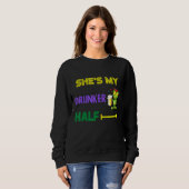 Ze is mijn Drunker Half Trui (Voorkant volledig)