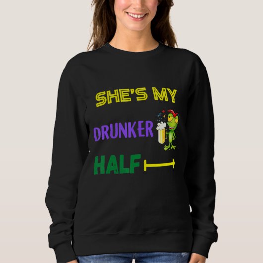 Ze is mijn Drunker Half Trui (Voorkant)