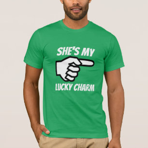 Ze is mijn geluksbrenger t-shirt