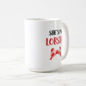 Ze is mijn kreeft koffiemok (Voorkant rechts)