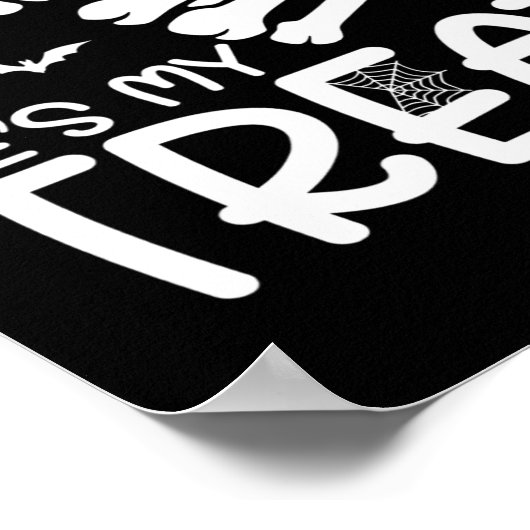 Ze is mijn Trick Halloween Skeleton Co. Poster (Hoek)