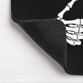 Ze is mijn truc Skeleton Matching paar Halloween Muismat (Hoek)