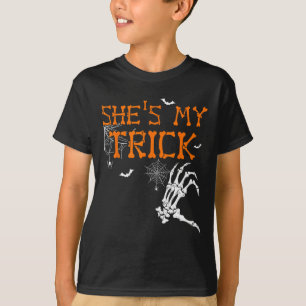 Ze is mijn truc, ze is mijn geweldige Halloween-ko T-shirt