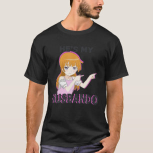 Ze is mijn Waifu Hij is mijn Husbando Anime Manga  T-shirt