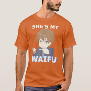 Ze is mijn Waifu Hij is mijn Husbando Anime Manga  T-shirt