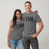 Ze is mijn zoete aardappel... die ik heb ingesteld t-shirt (Unisex)