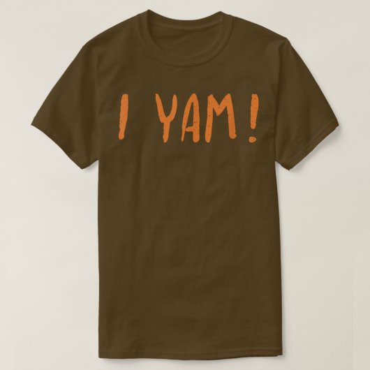 Ze is mijn zoete aardappel die ik Yam stel paren T T-shirt (Design voorkant)