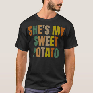 Ze is mijn zoete aardappel I YAM Couple Matching C T-shirt