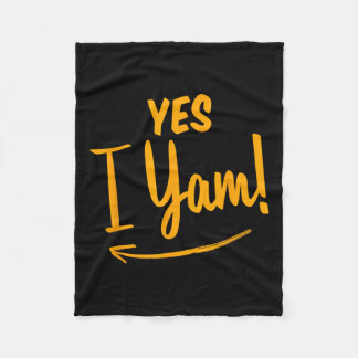 Ze is mijn zoete aardappel I Yam Matching Couple B Fleece Deken