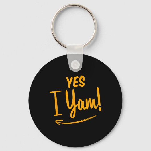 Ze is mijn zoete aardappel I Yam Matching Couple B Sleutelhanger (Voorkant)