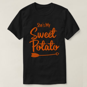 Ze is mijn zoete aardappel I Yam Matching Thanksgi T-shirt