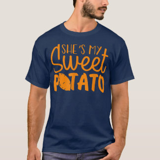 Ze is mijn zoete aardappel I Yam Thanksgiving Coup T-shirt