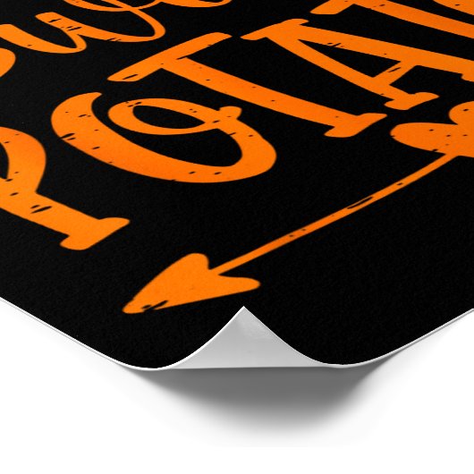 Ze is mijn zoete aardappel ik Yam Herfst Thanksgiv Poster (Hoek)