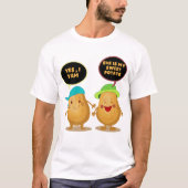 ze is mijn zoete aardappel t-shirt (Voorkant)