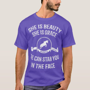 Ze is mooi, ze is Grace... ze kan je in de steek l T-shirt