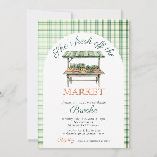 Ze is net buiten het Vrijgezellenfeest van het mar Kaart (Voorkant)