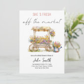 Ze is net klaar met het Market Vrijgezellenfeest P Kaart (Staand voorkant)