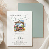 Ze is net uit het Market Sage Vrijgezellenfeest Kaart