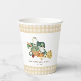 Ze is net van de markt Bruidsjurk Shower  Papieren Bekers