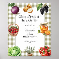Ze is net van de markt Katoenen geruite bruidsborr
