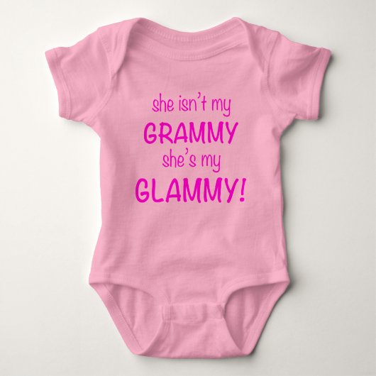 Ze is niet mijn Grammy.. Ze is mijn GLAMMY Romper (Voorkant)