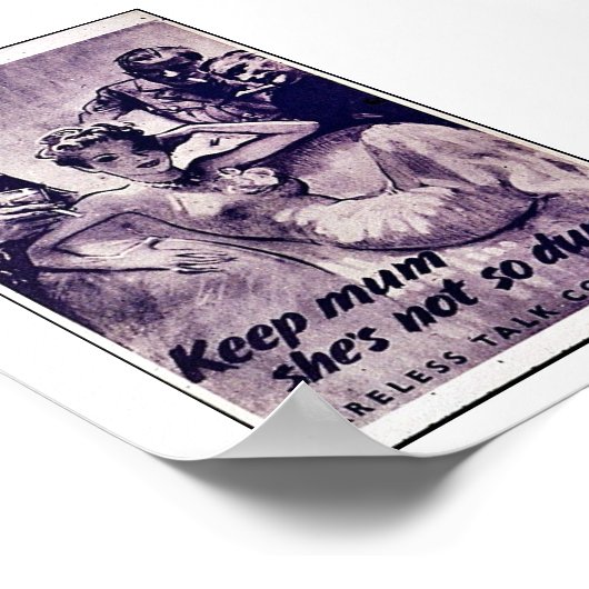 Ze is niet zo dom. poster (Hoek)