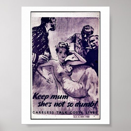 Ze is niet zo dom. poster (Voorkant)