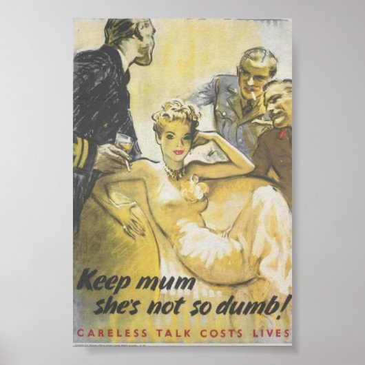 Ze is niet zo dom. poster (Voorkant)