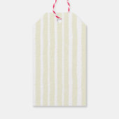 Ze is nog vers van de markt vrijgezellenfeest guns cadeaulabel (Achterkant)